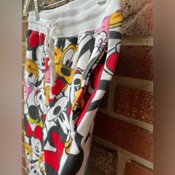Disney Mickey and Friends Big Head All Over Print Joggers Sz XS (1) - Picture 3 of 11